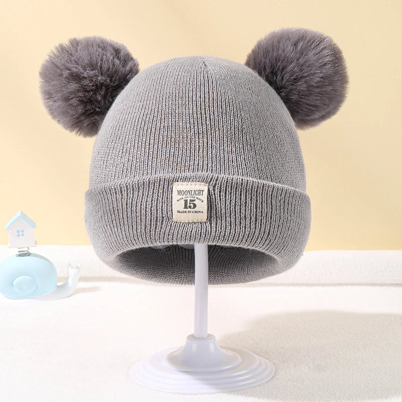 Autumn Winter Baby Warm Knitted Hats