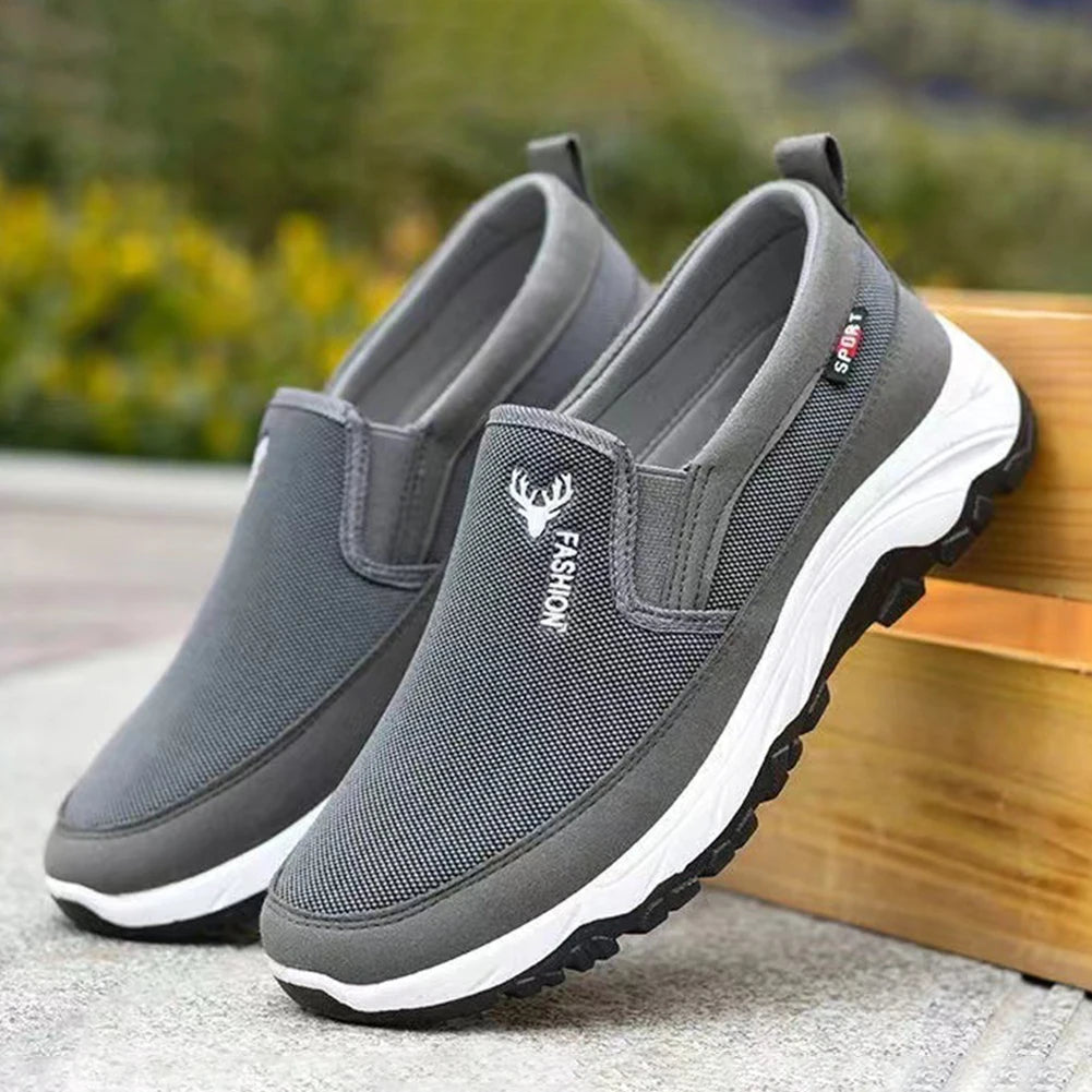 Men Penny Boat Shoes Sports Shoes Breathable Orthopedic Travel