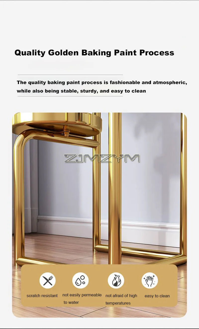 Stand Gold Display Rack for Flowers Living Room Flower Pot Stand