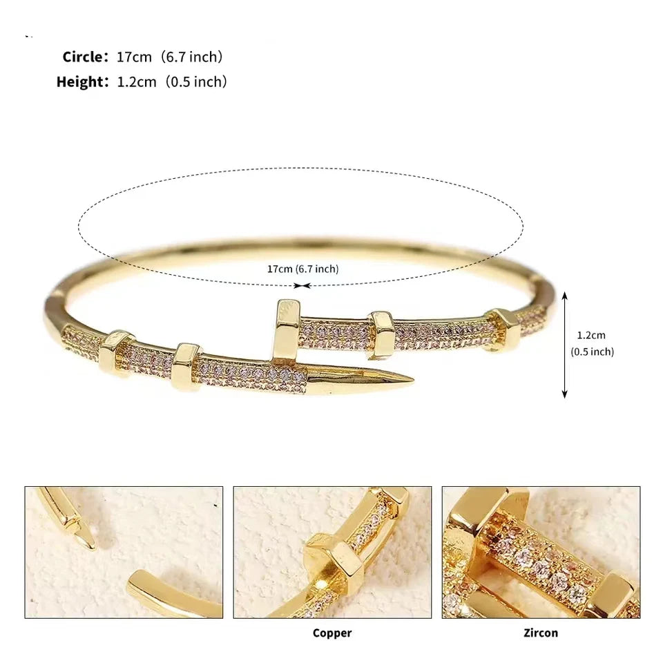 Bracelet Luxurious Gold Color  Bracelet For Fashion - forward Events