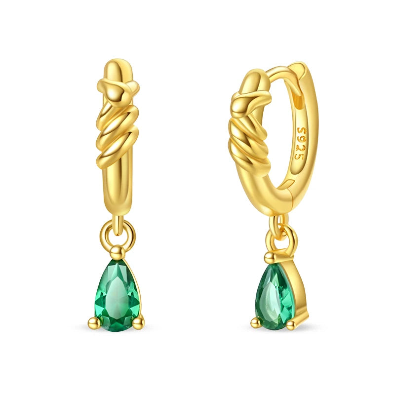 Classic Earrings 925 Silver Stars Moons Jewelry Gift