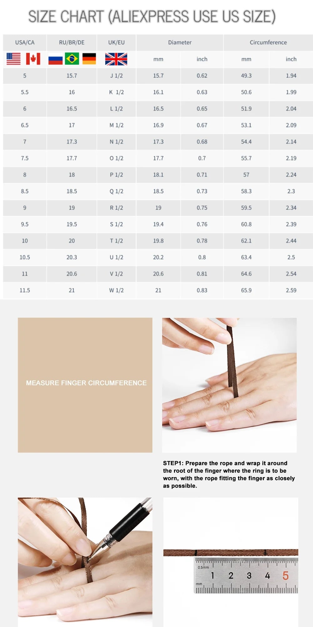 Solitaire Ring For Women 925  Jewelry