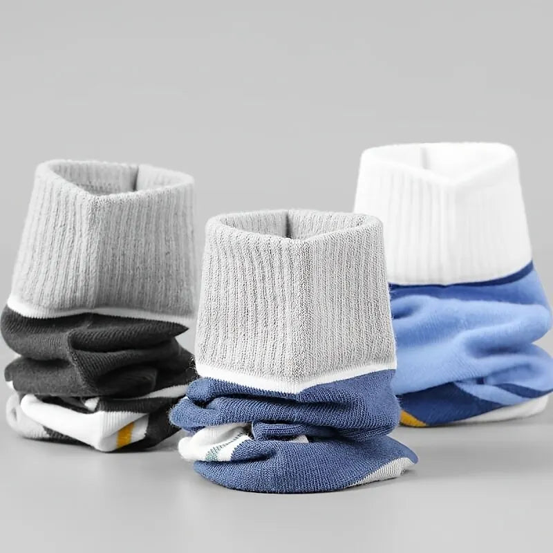 5 Pairs Socks MEN'S Mid-calf Spring