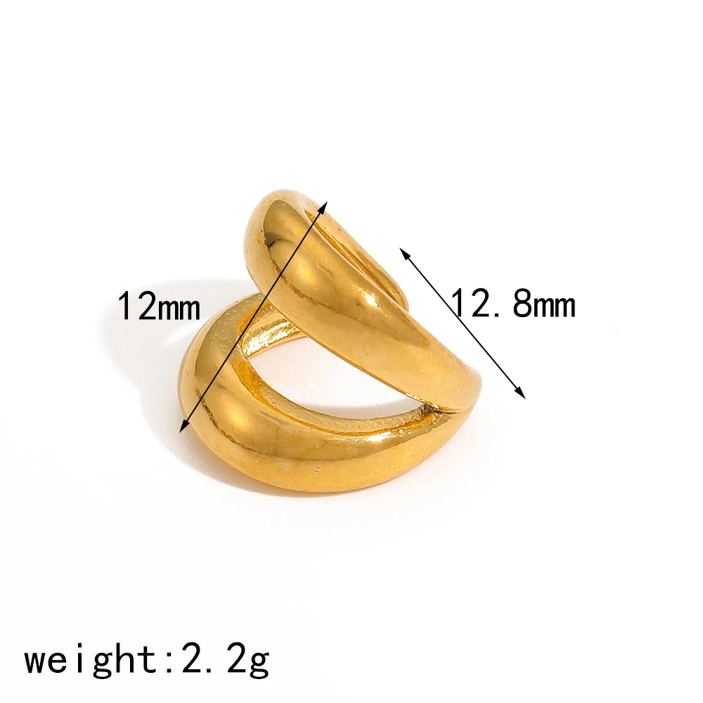 Ear Clip Waterproof Metal Unique Fashion Trendy Women Gift