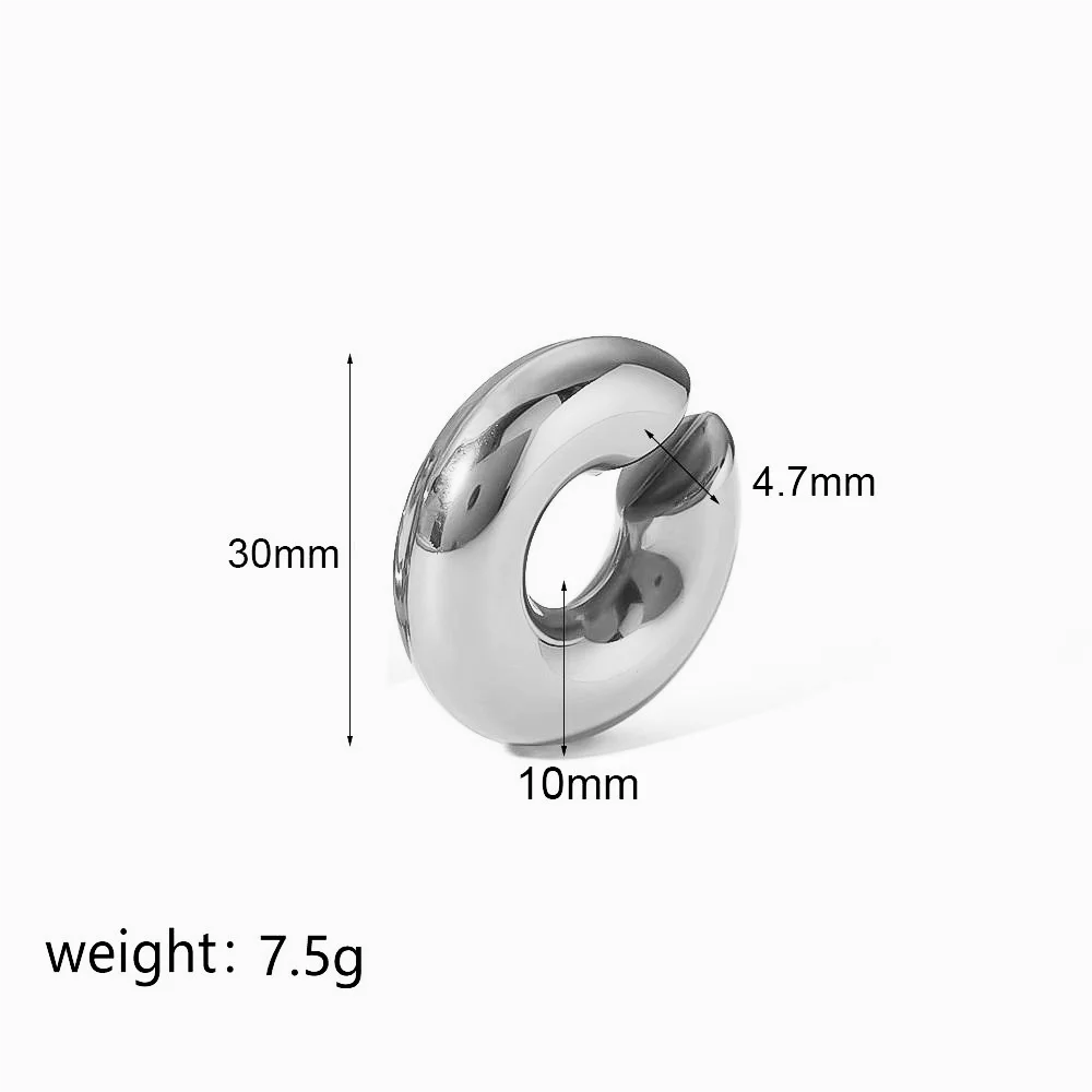 Ear Clip Waterproof Metal Unique Fashion Trendy Women Gift