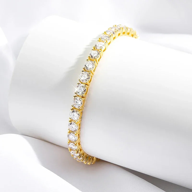 Bracelet for Women 3/4/5mm Classic 925 Sterling Silver