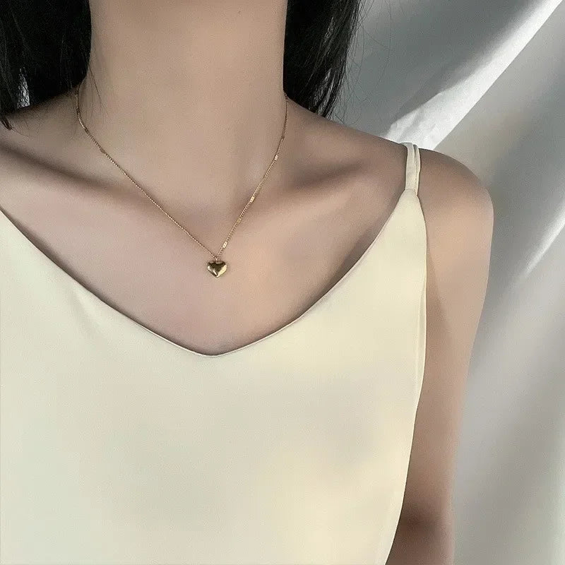 Gold Color  Necklace For Women Silver Color Lovely Women Ins Necklace Fashion Jewelry
