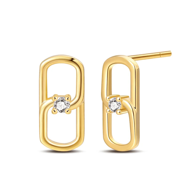 Classic Earrings 925 Silver Stars Moons Jewelry Gift