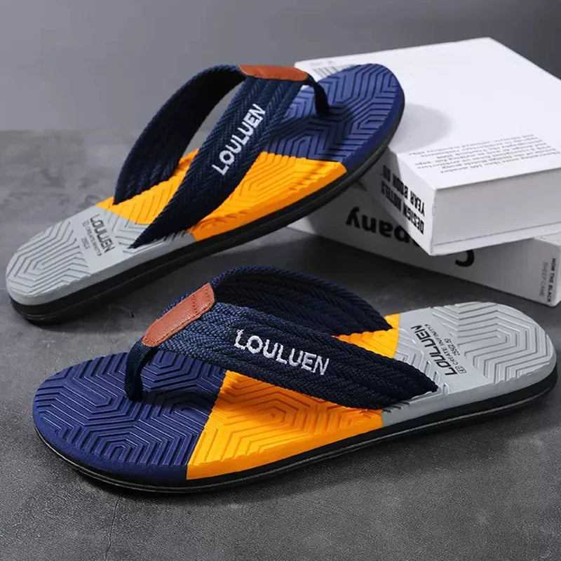 High Quality Hot Sale Men Flip Flops Summer Beach  Men Slippers Summer Outdoor