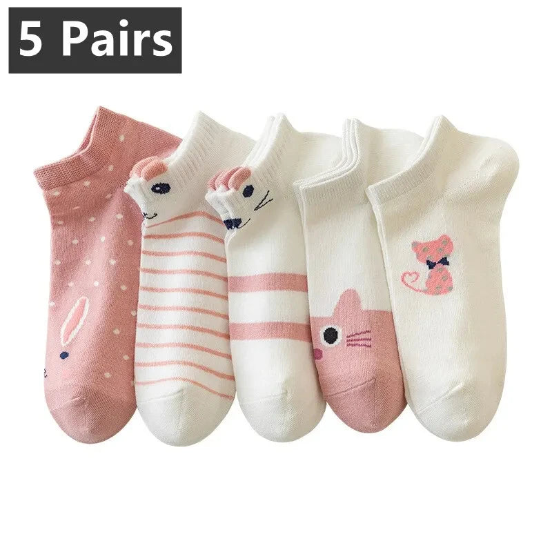 10 Pairs Women Low Tube Socks
