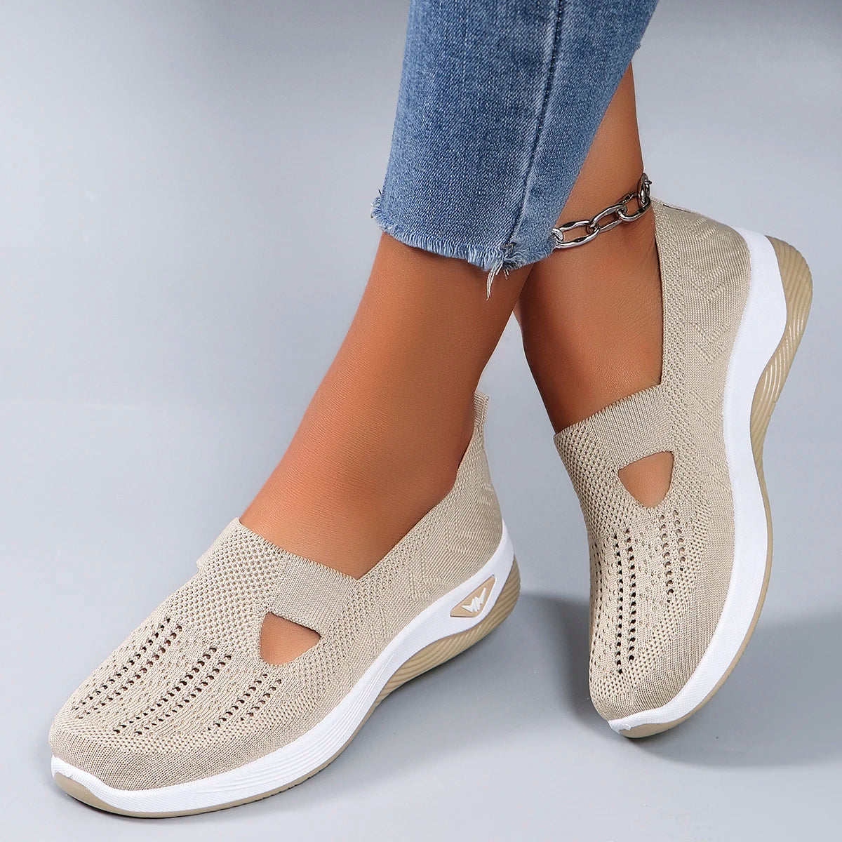 Spring new women's sports shoes, flat shoes