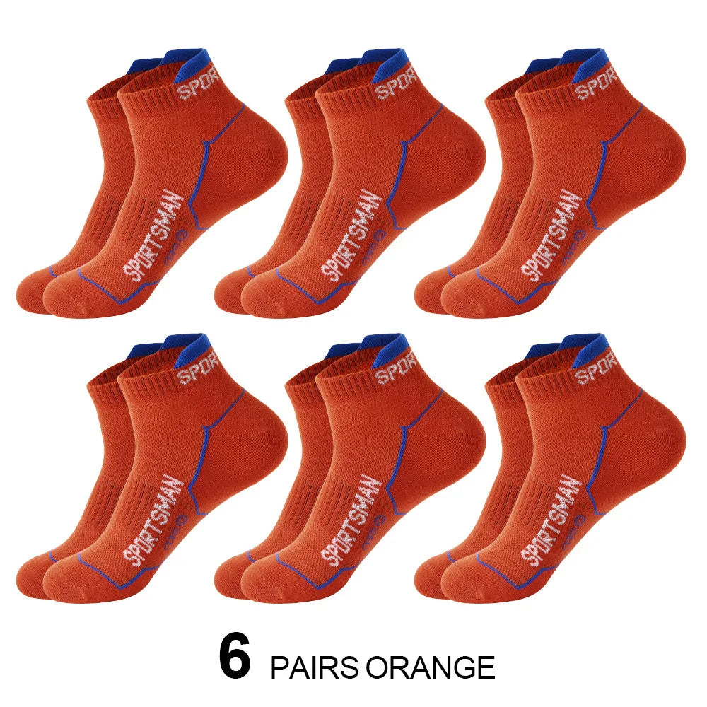 6 Pairs Socks Men's Short Socks