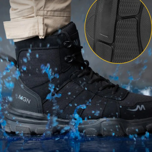 Safety Shoes Men Steel Toe Shoes Puncture-Proof Sneakers Women Non