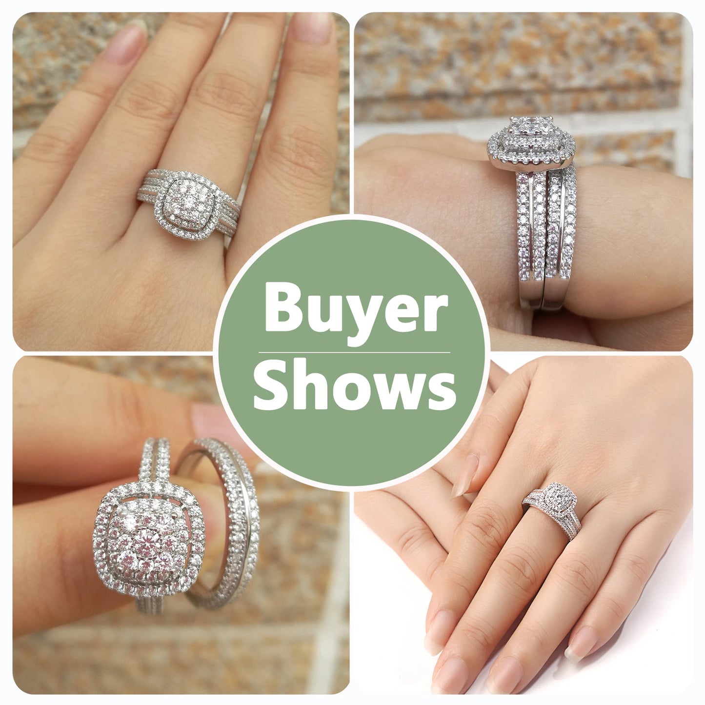 Rings for Women Solid 925 Sterling Silver