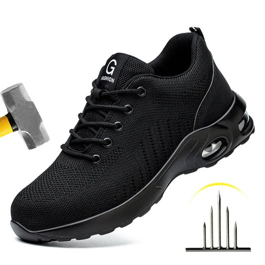 Sneakers Safety Shoes Men Indestructible Work shoes Tactical Boots
