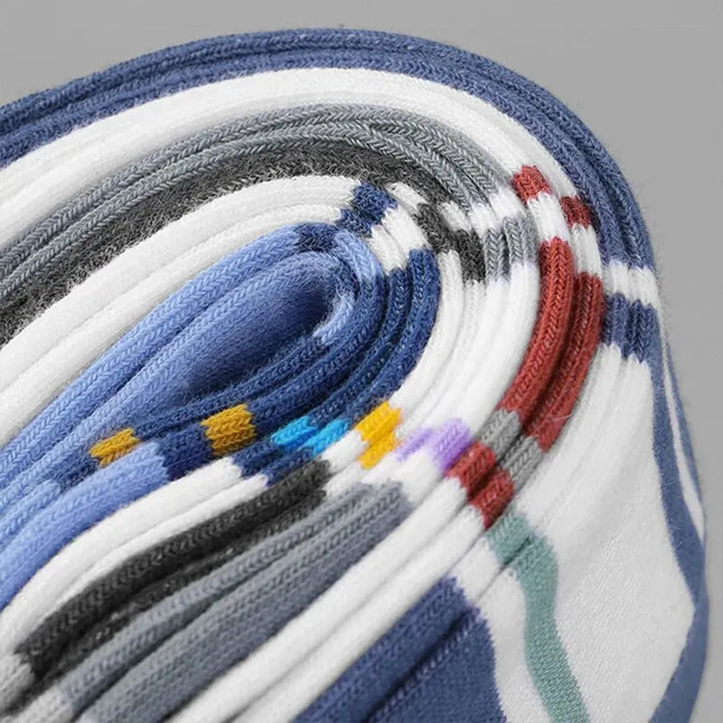 5 Pairs Socks MEN'S Mid-calf Spring