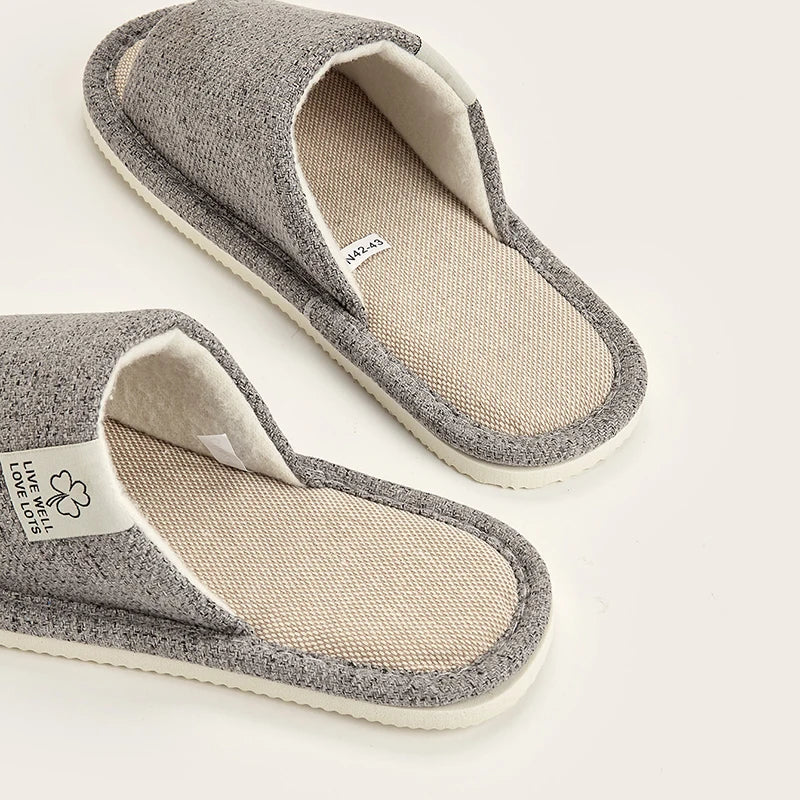 Home Linen Slippers For  Men's & Women's Shoes Summer