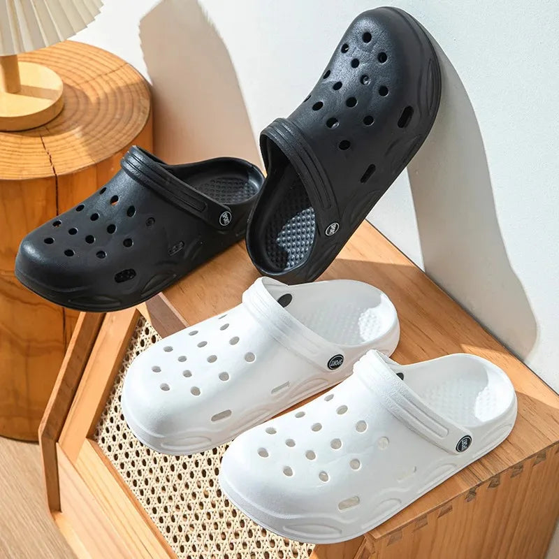 Summer  Sandals Men Lightweight Thick-soled Garden Shoes