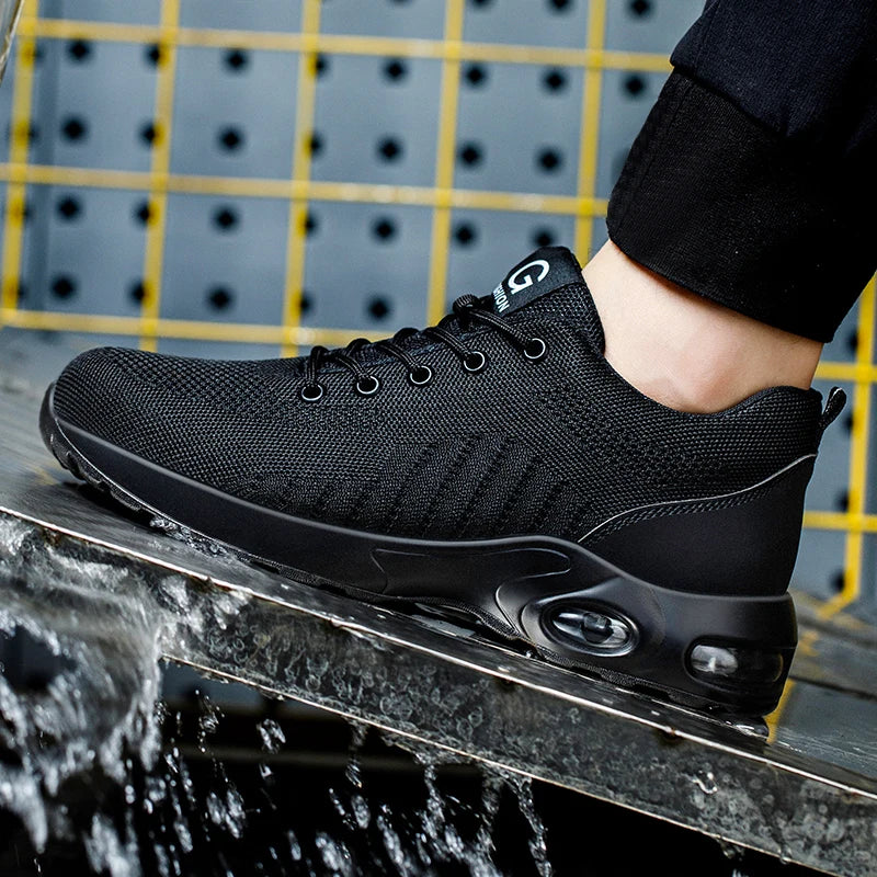 Sneakers Safety Shoes Men Indestructible Work shoes Tactical Boots