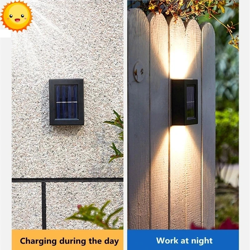 Outdoor Light Solar Lighting Sensor Lamp Streetlights Exterior Garden