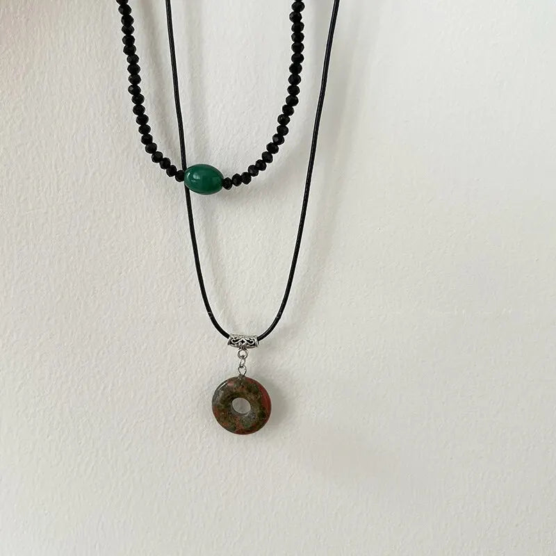 Necklaces Natural Stone Beads Style Jewelry