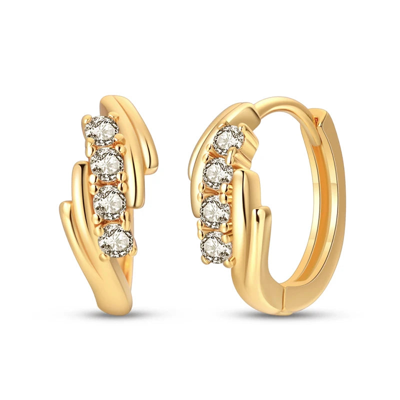 Classic Earrings 925 Silver Stars Moons Jewelry Gift