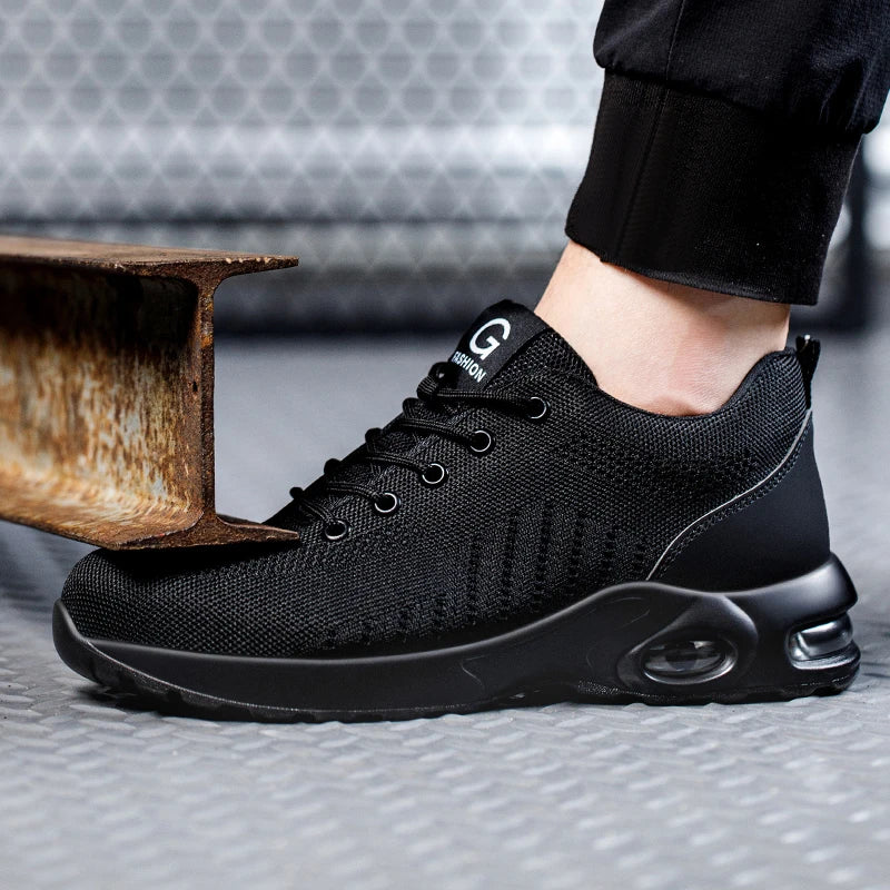 Sneakers Safety Shoes Men Indestructible Work shoes Tactical Boots