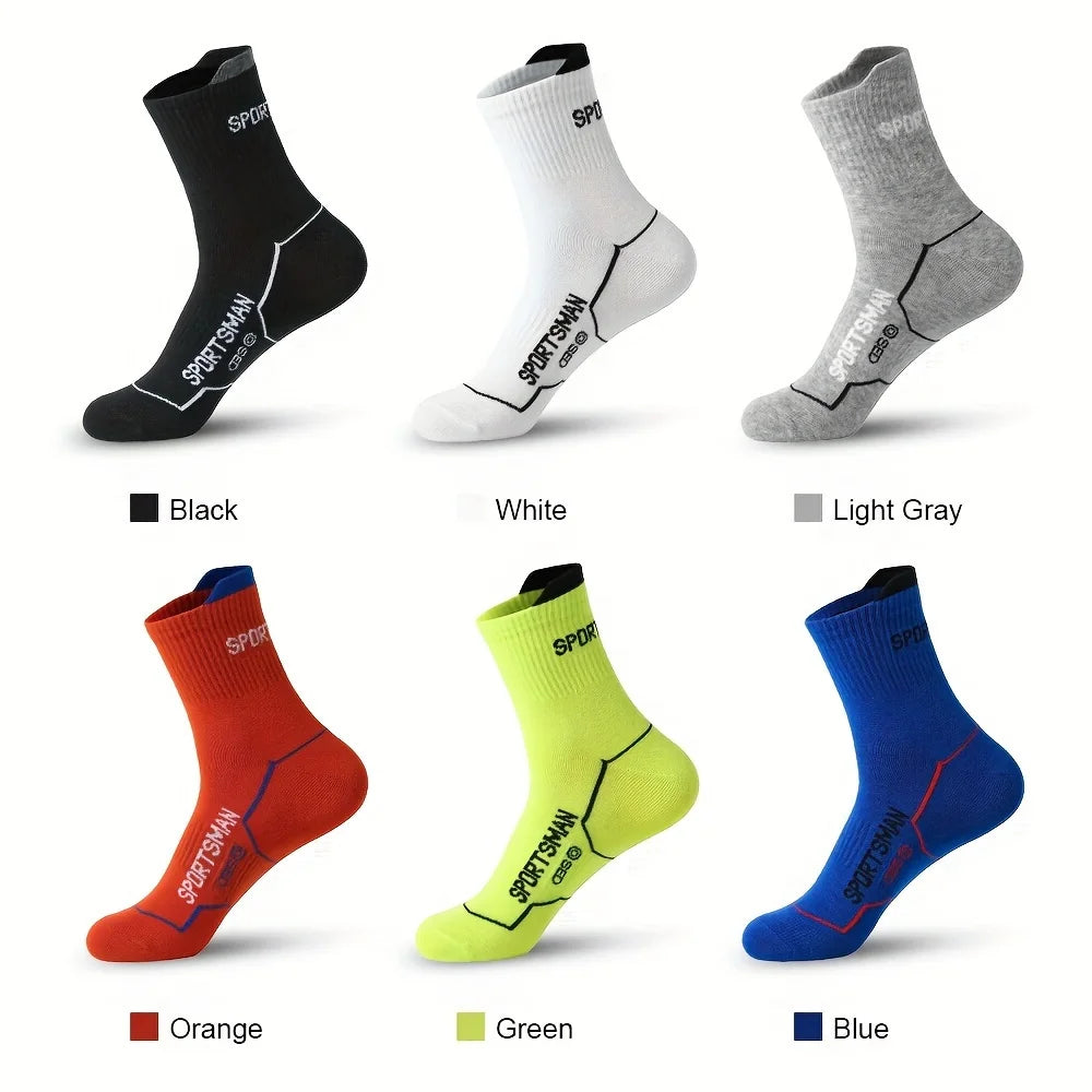 6 Pairs Socks Men's Short Socks