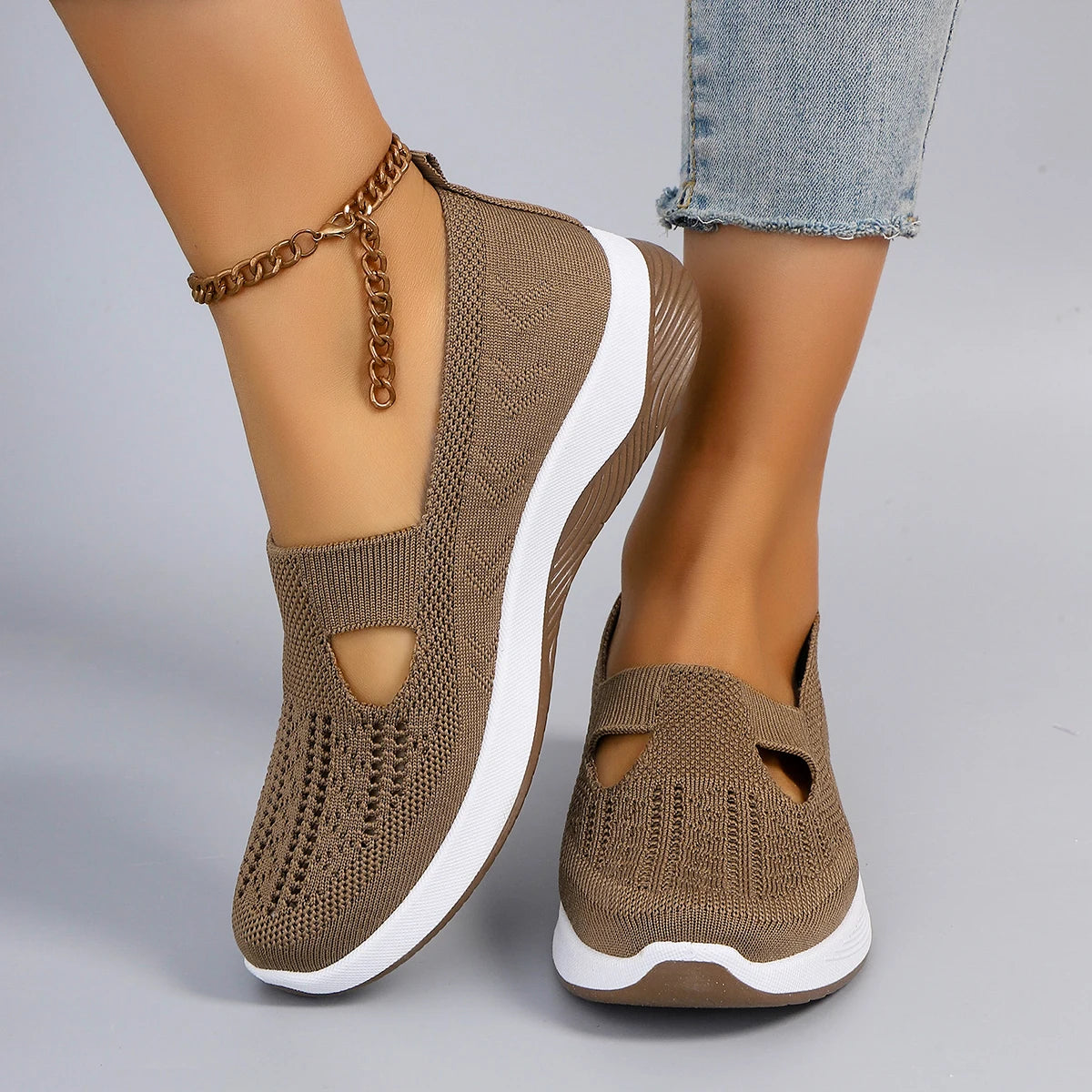 Spring new women's sports shoes, flat shoes
