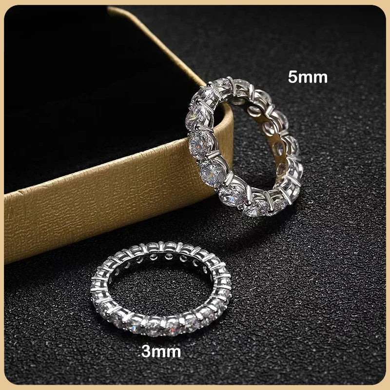 Ring For Women S925 Silver Wedding Band Rings Fine Jewelry