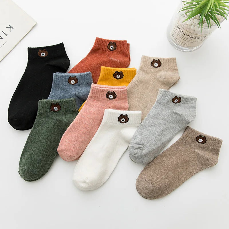10 Pairs Women Low Tube Socks