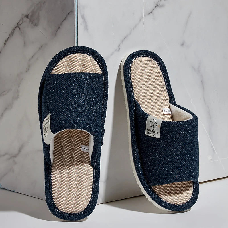 Home Linen Slippers For  Men's & Women's Shoes Summer
