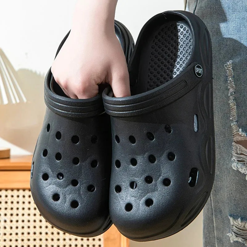Summer  Sandals Men Lightweight Thick-soled Garden Shoes