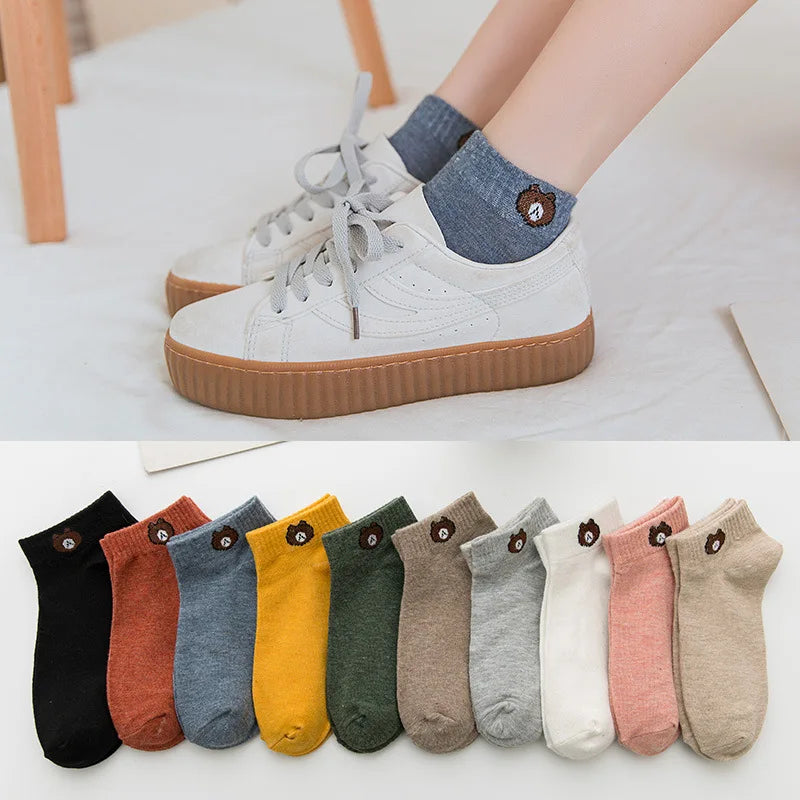 10 Pairs Women Low Tube Socks