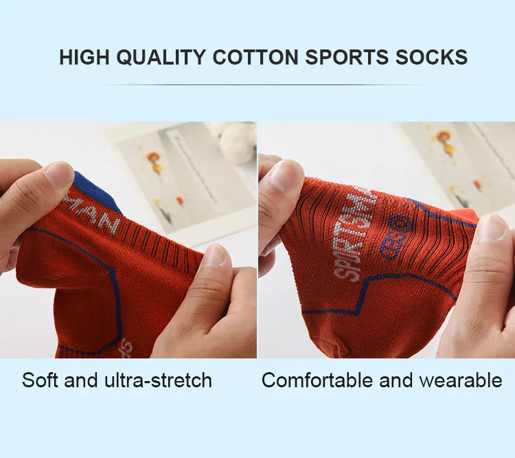 6 Pairs Socks Men's Short Socks