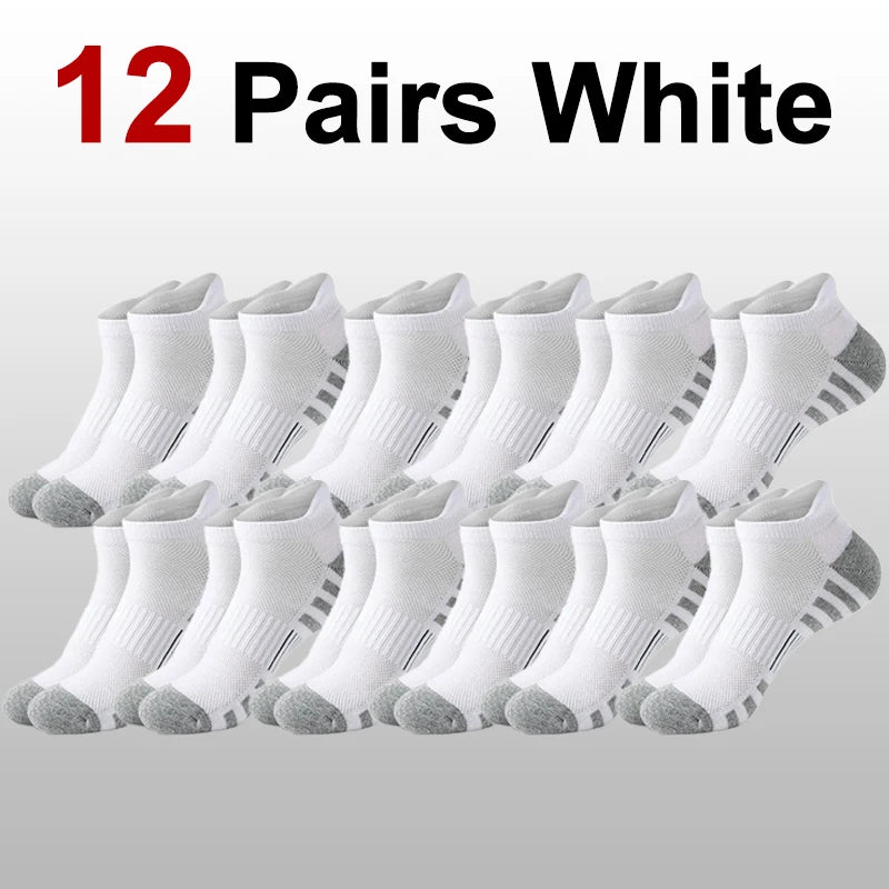 Men Basketball Sports Sock Fashionable Black White