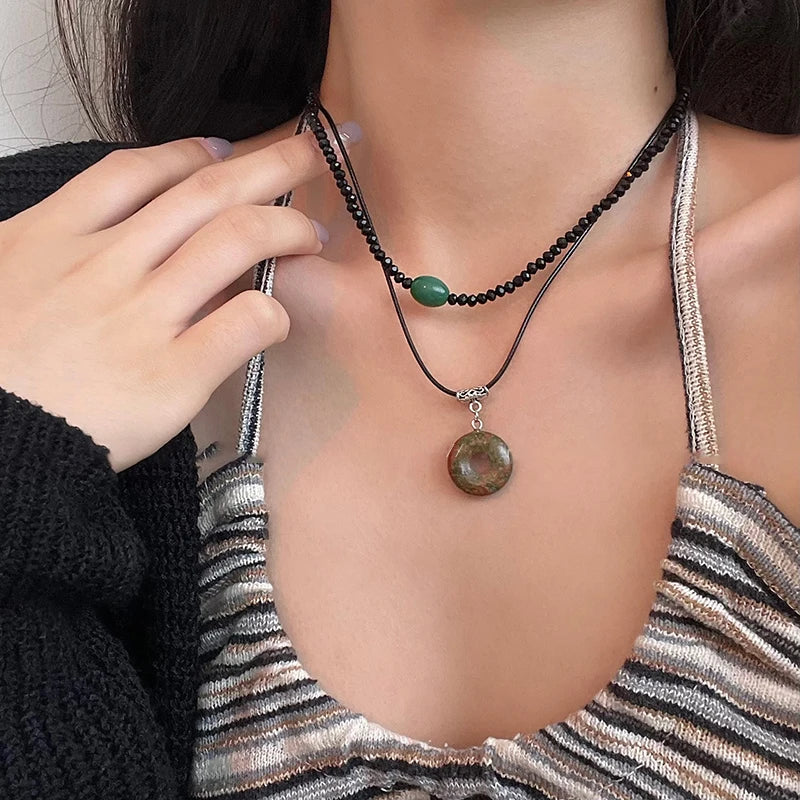 Necklaces Natural Stone Beads Style Jewelry