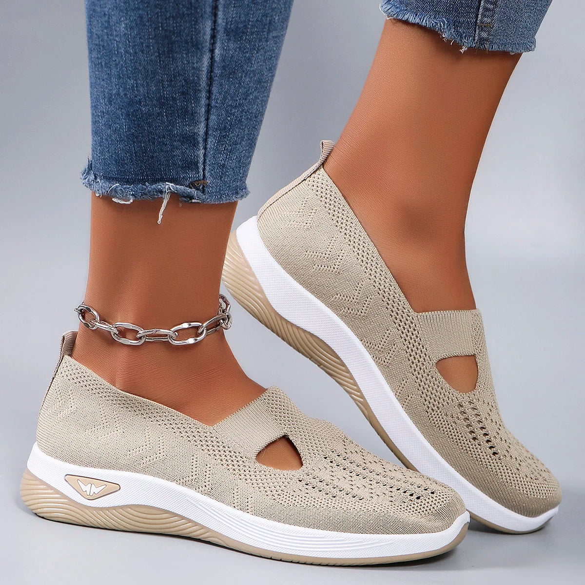 Spring new women's sports shoes, flat shoes