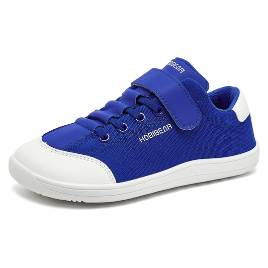 Shoes Kids Wide Toe Minimalist Sneakers Lightweight Hook Loop Artificial Leather Fabric Shoes