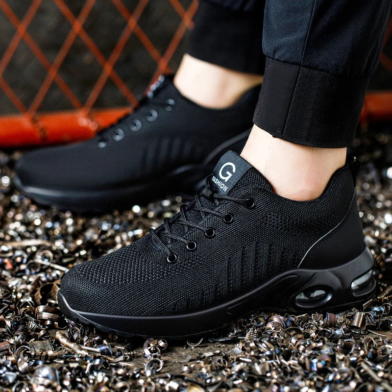 Sneakers Safety Shoes Men Indestructible Work shoes Tactical Boots
