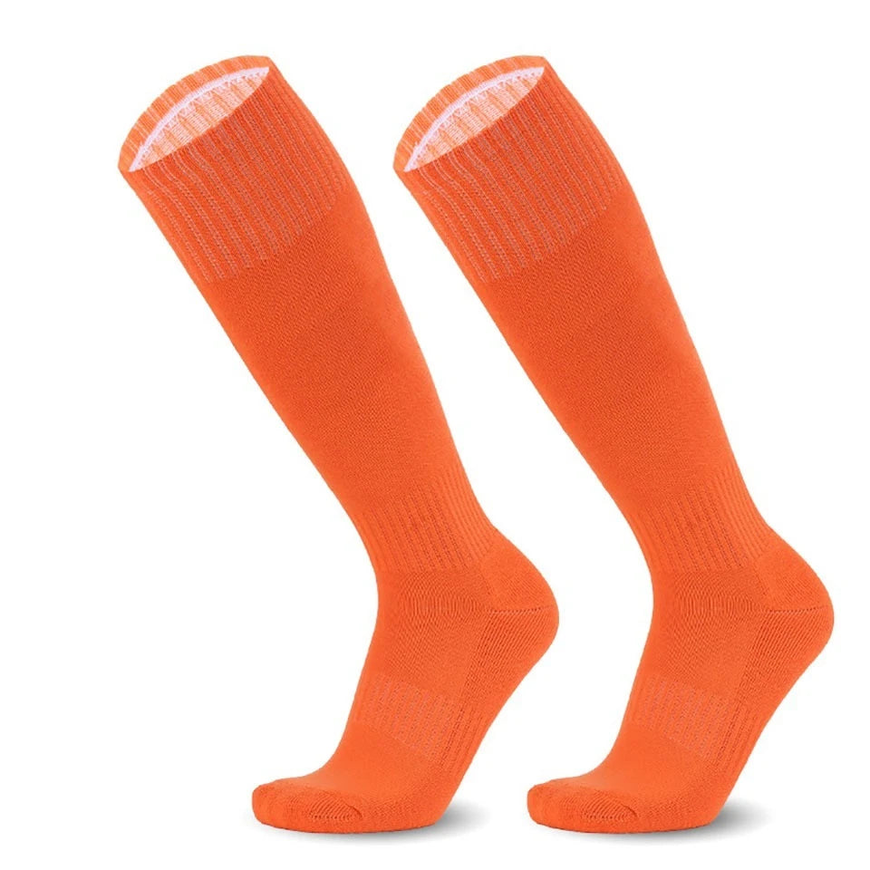 Football Sports Socks Long Knee Cotton Kids
