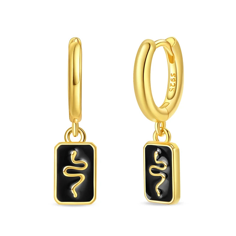 Classic Earrings 925 Silver Stars Moons Jewelry Gift