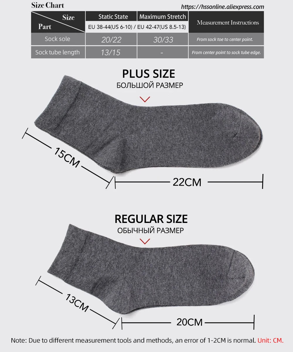 Men's Cotton Blend Socks Black