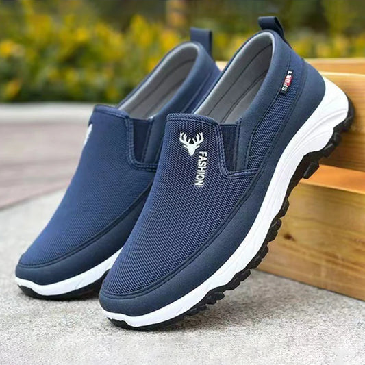 Men Penny Boat Shoes Sports Shoes Breathable Orthopedic Travel