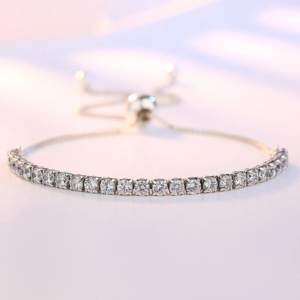 Bracelet Love Elegant Zircon Tennis  Crystal