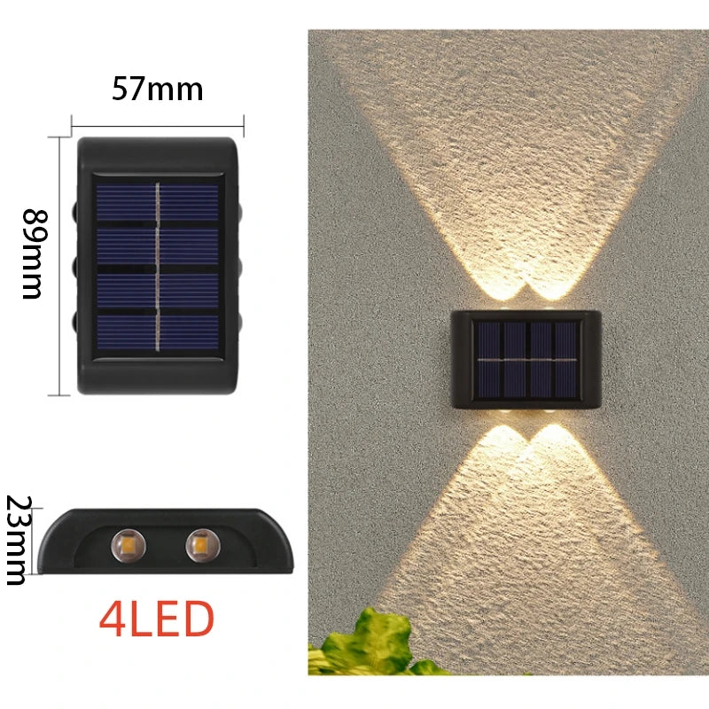 Outdoor Light Solar Lighting Sensor Lamp Streetlights Exterior Garden