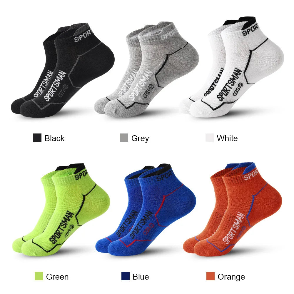 6 Pairs Socks Men's Short Socks