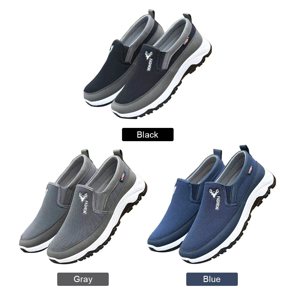 Men Penny Boat Shoes Sports Shoes Breathable Orthopedic Travel