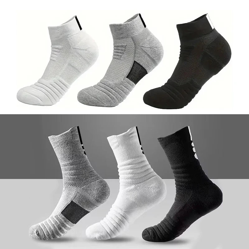 Football Socks Men Cotton Sock Short Long