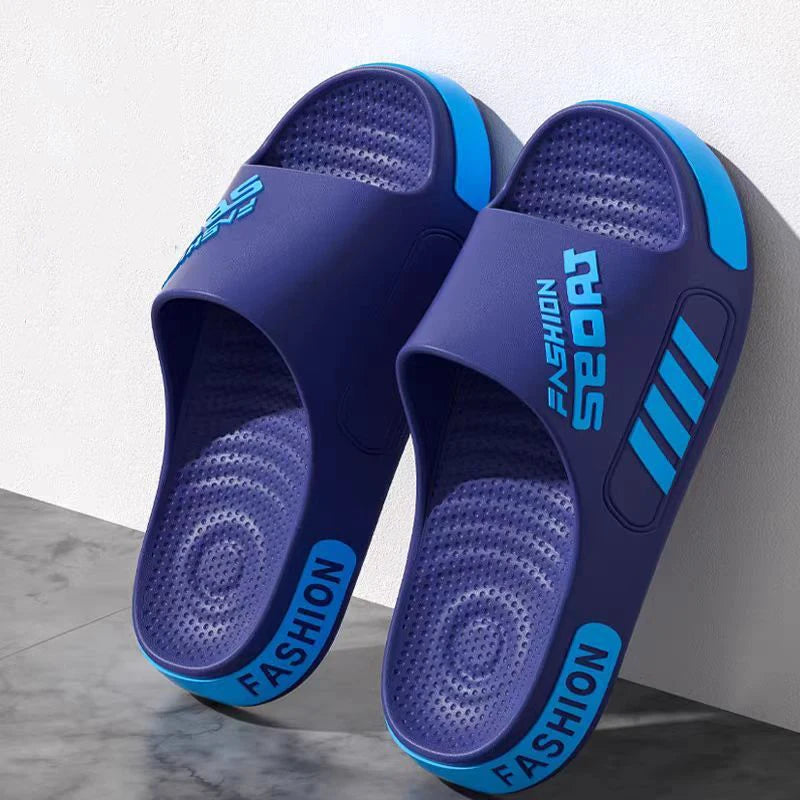 Home Slippers For Women Man Open Toe Trend Slides Couple Light Beach Shoes Sandals